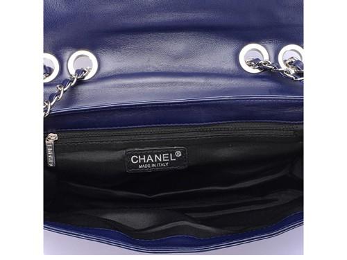 CHANELシャネルスーパーコピー エナメル ブルースムーズレザーショルダーバッグ3860